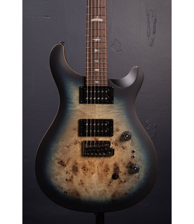 SE Custom 24-08 Exotic Electric Guitar - Lake Blue Midnight Burst