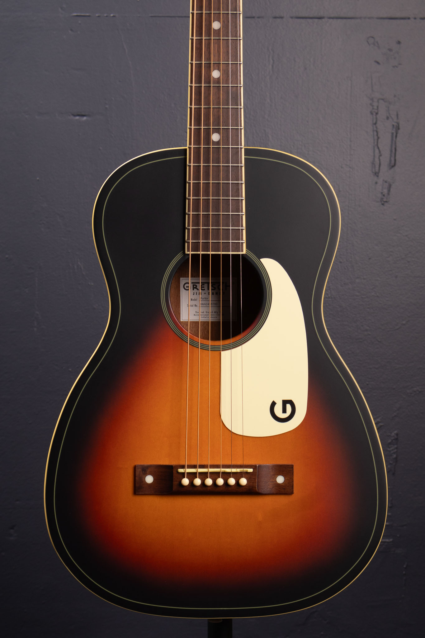 Gretsch Jim Dandy Parlor Acoustic Guitar - Rex Burst - Roxy Music