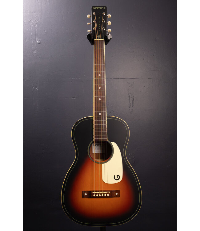 Jim Dandy Parlor Acoustic Guitar - Rex Burst