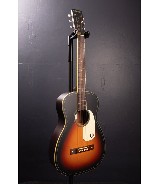 Jim Dandy Parlor Acoustic Guitar - Rex Burst