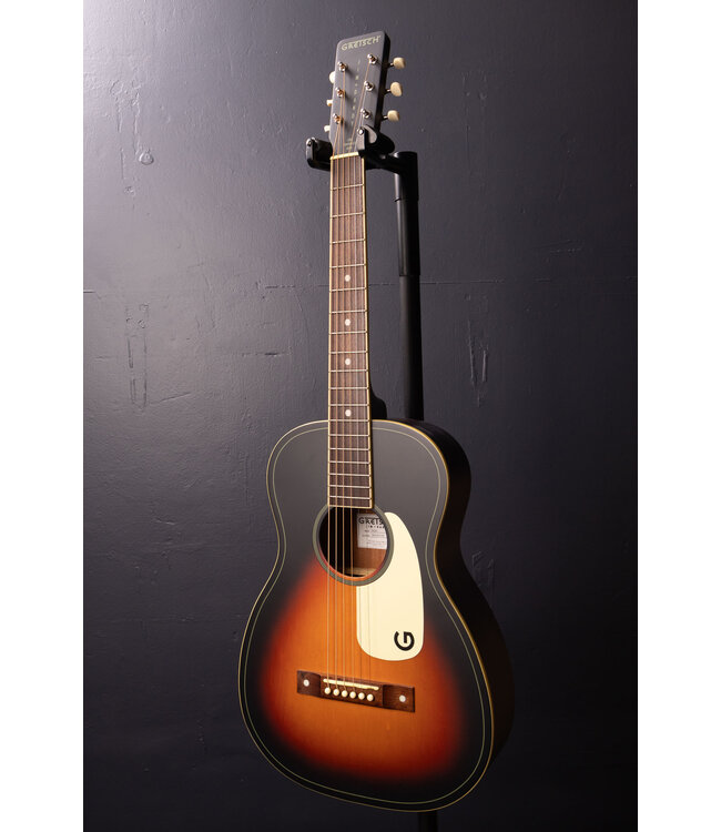 Jim Dandy Parlor Acoustic Guitar - Rex Burst