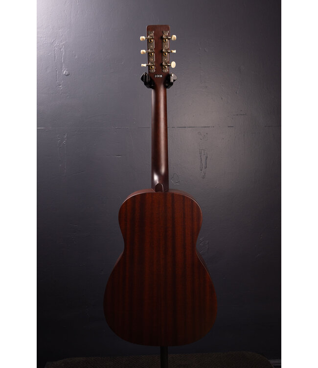 Jim Dandy Deltoluxe Parlor Acoustic-Electric Guitar - Black