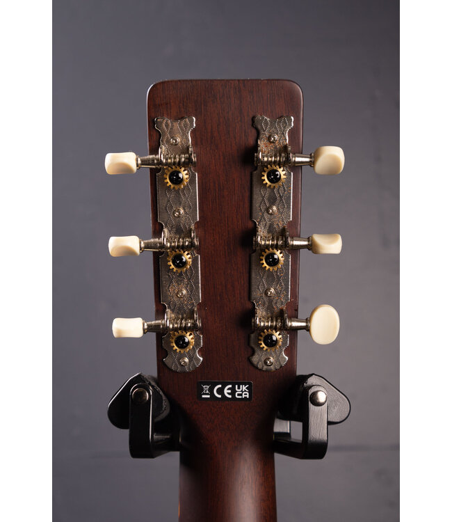 Jim Dandy Deltoluxe Parlor Acoustic-Electric Guitar - Black