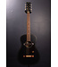 Jim Dandy Deltoluxe Parlor Acoustic-Electric Guitar - Black