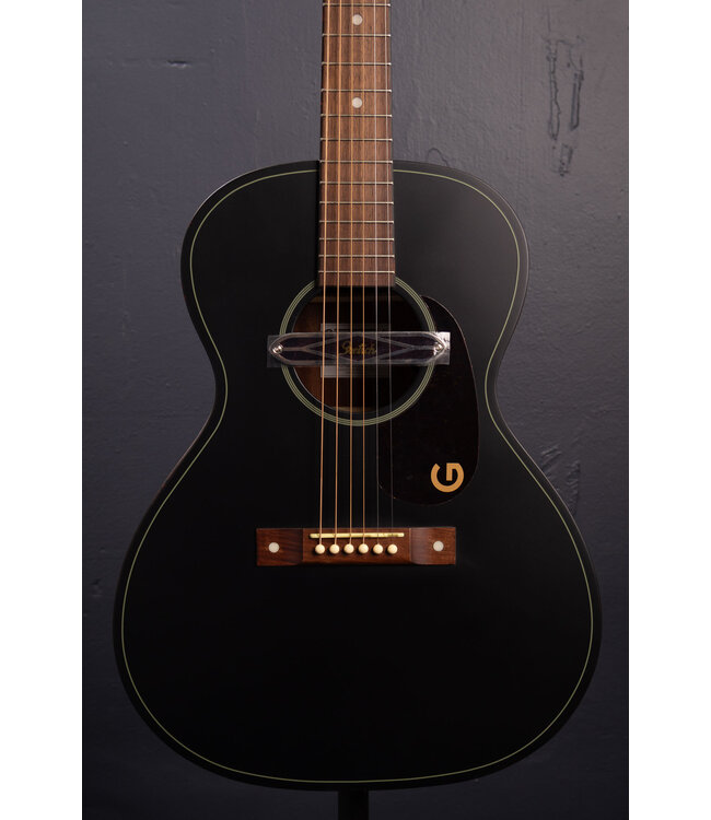 Jim Dandy Concert Deltoluxe Acoustic-Electric Guitar - Black Top