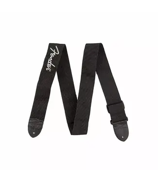 Fender Fender 2" Poly Guitar Strap - Black with Gray Logo