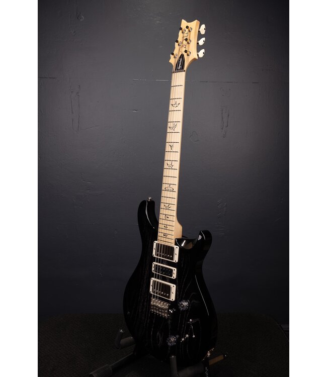 Swamp Ash Special Electric Guitar - Black Doghair Smokeburst with Maple Fingerboard