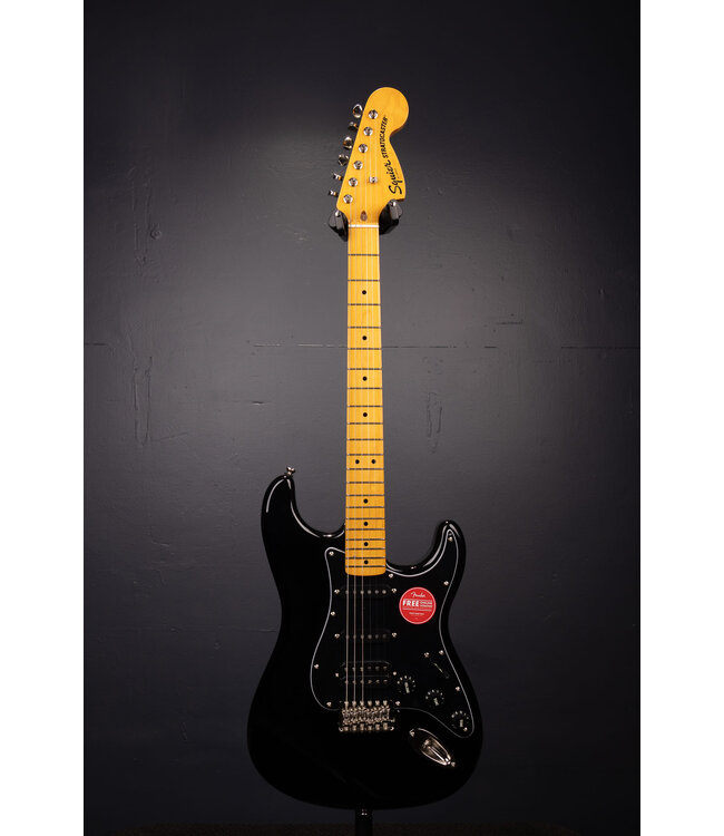 Squier Classic Vibe '70s Stratocaster HSS - Black with Maple Fingerboard