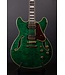 Ibanez Artcore Expressionist AS93FM Semi-hollow Electric Guitar - Transparent Moss Green