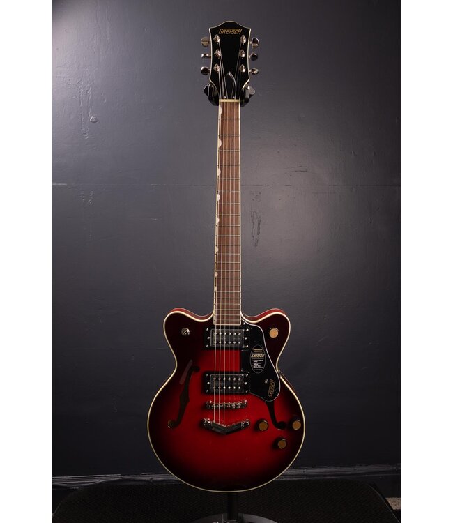 G2655 Streamliner Center Block Jr. Double-Cut Semi-Hollowbody Guitar - Claret Burst