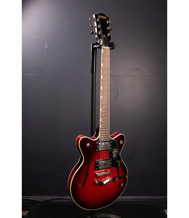 G2655 Streamliner Center Block Jr. Double-Cut Semi-Hollowbody Guitar - Claret Burst