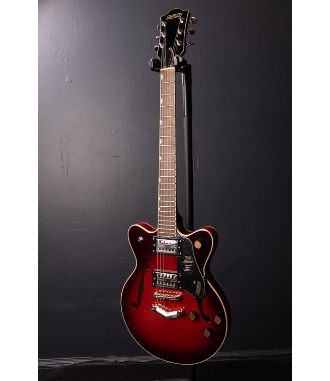 G2655 Streamliner Center Block Jr. Double-Cut Semi-Hollowbody Guitar - Claret Burst
