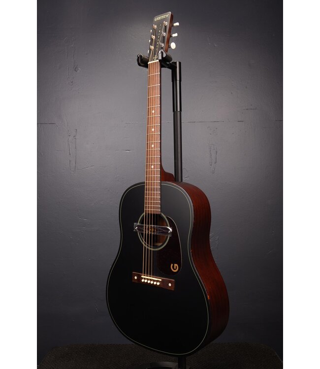 Jim Dandy Deltoluxe Dreadnought Acoustic-electric Guitar - Black