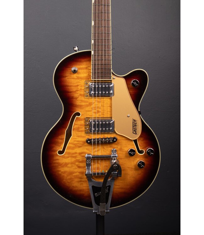 G5655T-QM Electromatic Center Block Jr. Quilt Semi-hollowbody Electric Guitar - Sweet Tea
