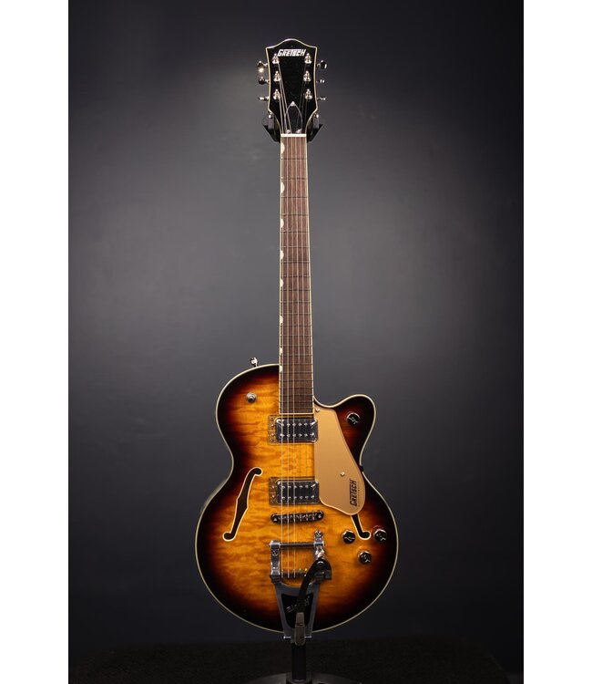 G5655T-QM Electromatic Center Block Jr. Quilt Semi-hollowbody Electric Guitar - Sweet Tea