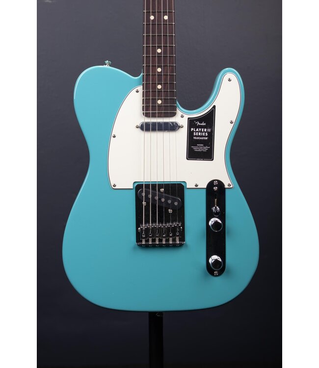 Player II Telecaster Electric Guitar - Aquatone Blue with Rosewood Fingerboard