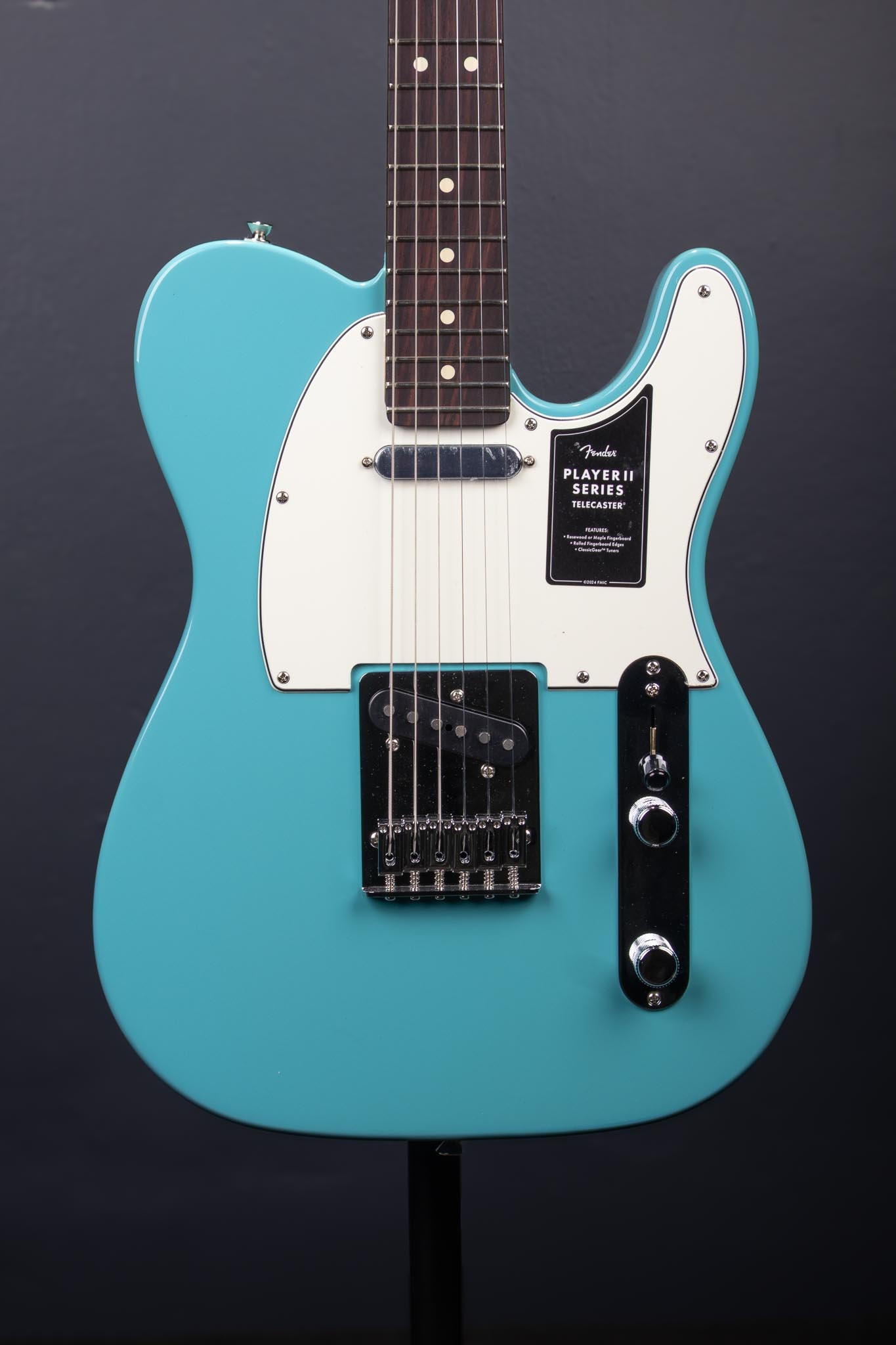 Fender Player II Telecaster Electric Guitar - Aquatone Blue with