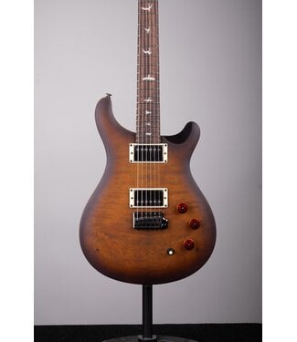 PRS SE DGT Exotic Electric Guitar - Laurel Burl McCarty - Tobacco Burst