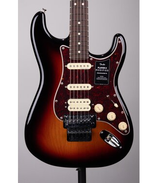 Fender Player II Modified Stratocaster HSS Floyd Rose Electric Guitar - 3-tone Sunburst, Rosewood Fingerboard