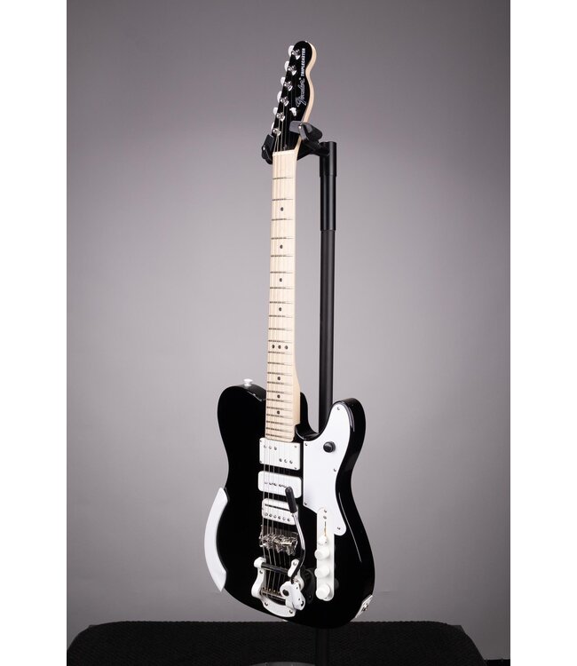Jack White Triplecaster Telecaster Electric Guitar - Black