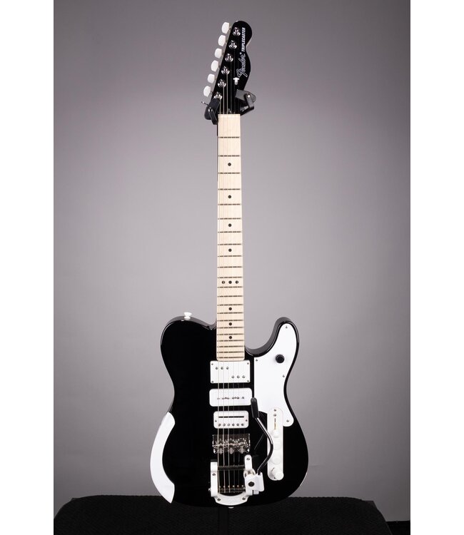 Jack White Triplecaster Telecaster Electric Guitar - Black