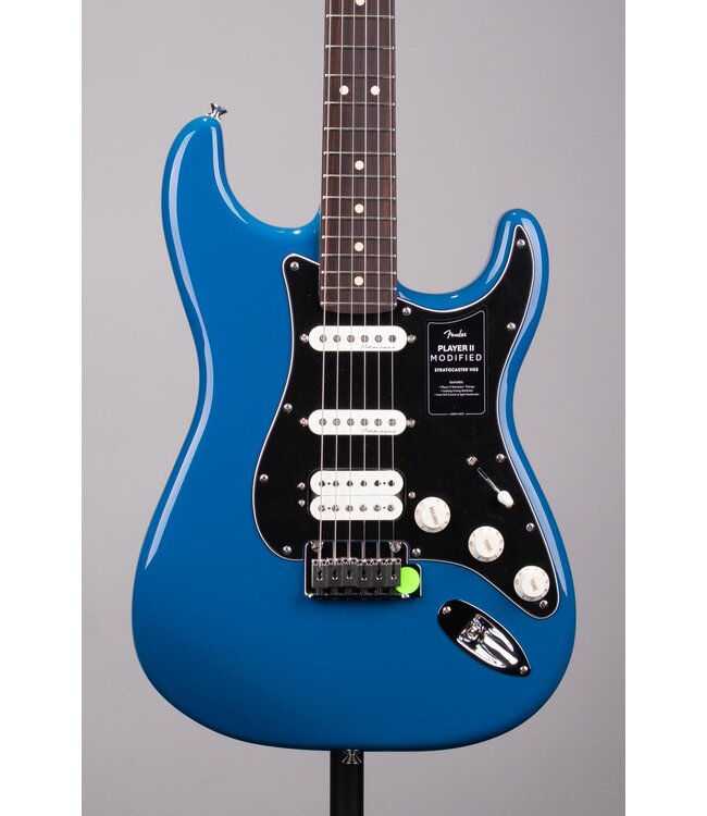 Player II Modified Stratocaster Electric Guitar HSS - Electric Blue with Rosewood Fingerboard
