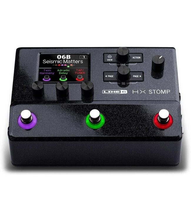 Line 6 HX Stomp Guitar Multi-effects Floor Processor - Black