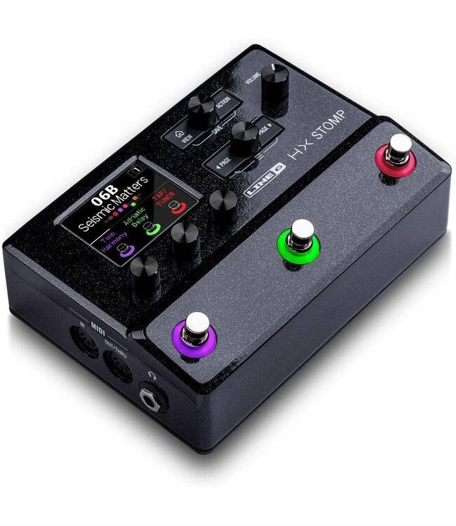 Line 6 HX Stomp Guitar Multi-effects Floor Processor - Black