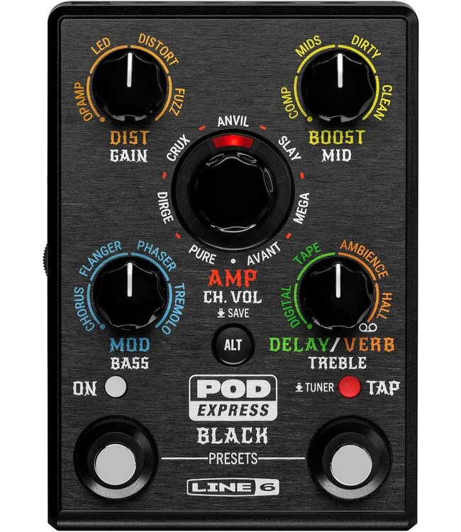 Line 6 POD Express Multi-Effects Processor – Black | Roxy Music