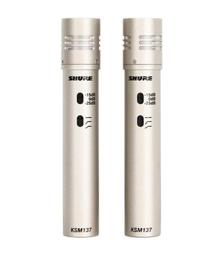 Shure KSM137 Small-diaphragm Condenser Microphone - Stereo Pair