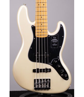 Fender Fender Player II Modified Active Jazz Bass V - Olympic Pearl, Maple Fingerboard