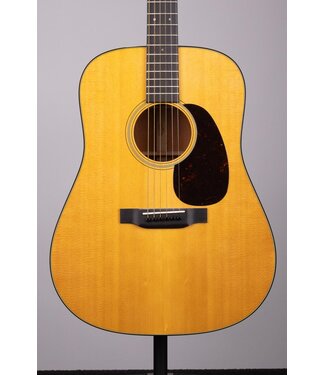 Martin D-18 Standard Dreadnought Natural Acoustic Guitar With Hard Case