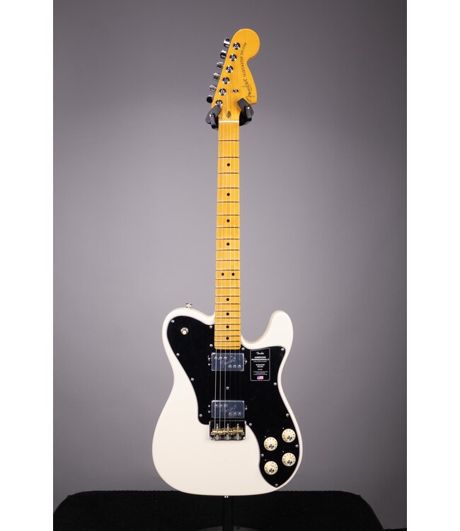 American Professional II Telecaster Deluxe - Olympic White with Maple Fingerboard