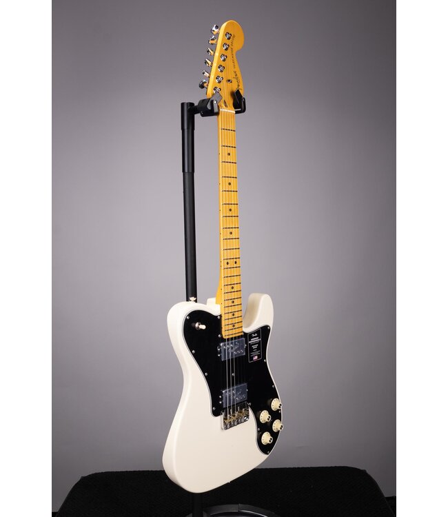 American Professional II Telecaster Deluxe - Olympic White with Maple Fingerboard