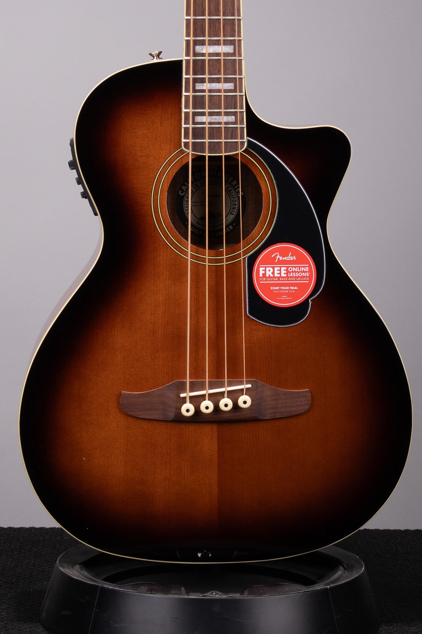 Fender Kingman Acoustic-Electric Bass - Shaded Edge Burst