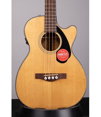 Fender CB-60SCE Acoustic-electric Concert Bass Guitar - Natural