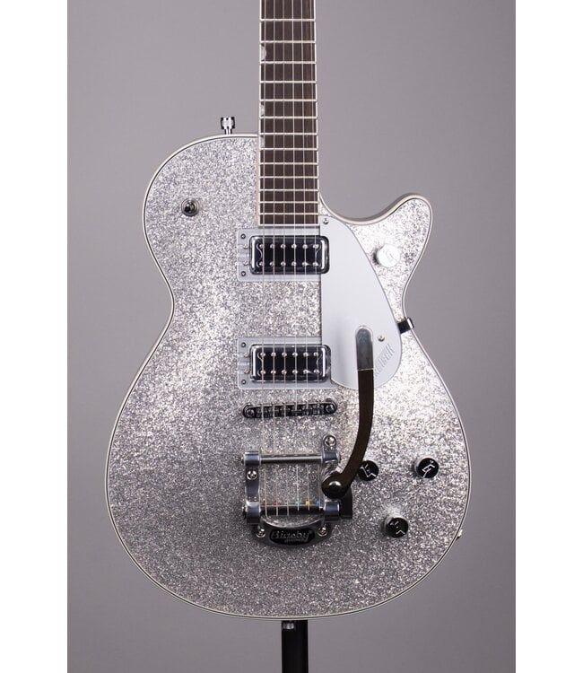 Electromatic G5230T Sparkle Jet FT Single-Cut with Bigsby - Silver Sparkle