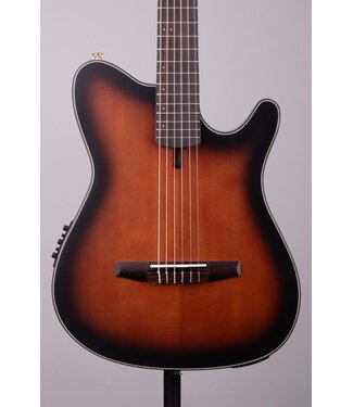 Ibanez FRH10NBSF Thinline Nylon Acoustic-Electric Guitar - Brown Sunburst
