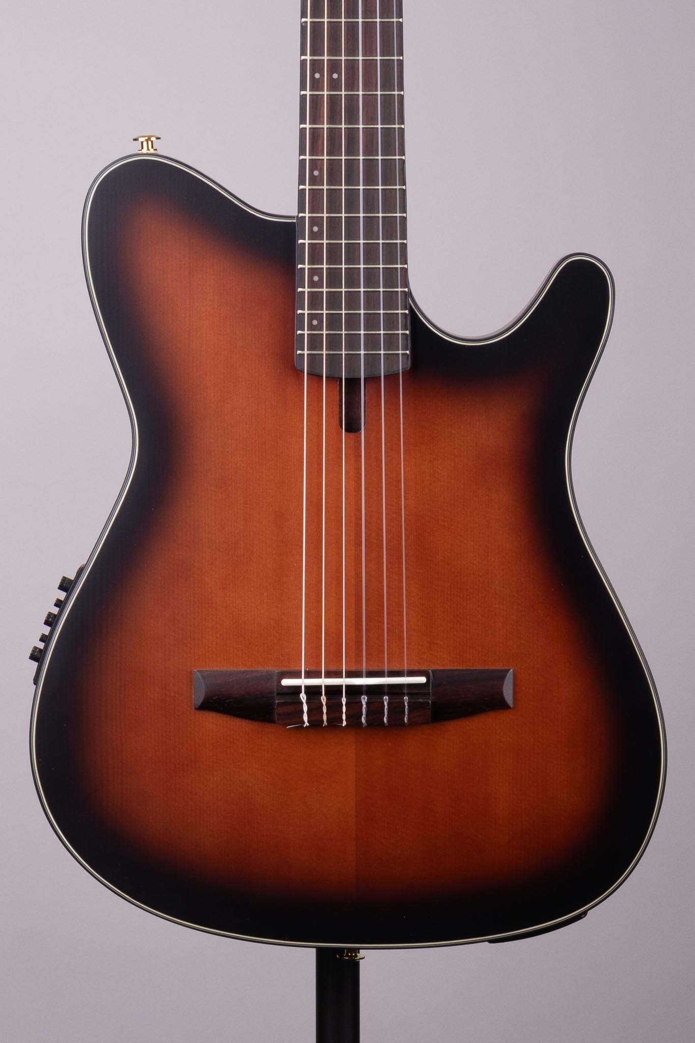 Ibanez FRH10NBSF Thinline Nylon Acoustic-electric Guitar - Brown 