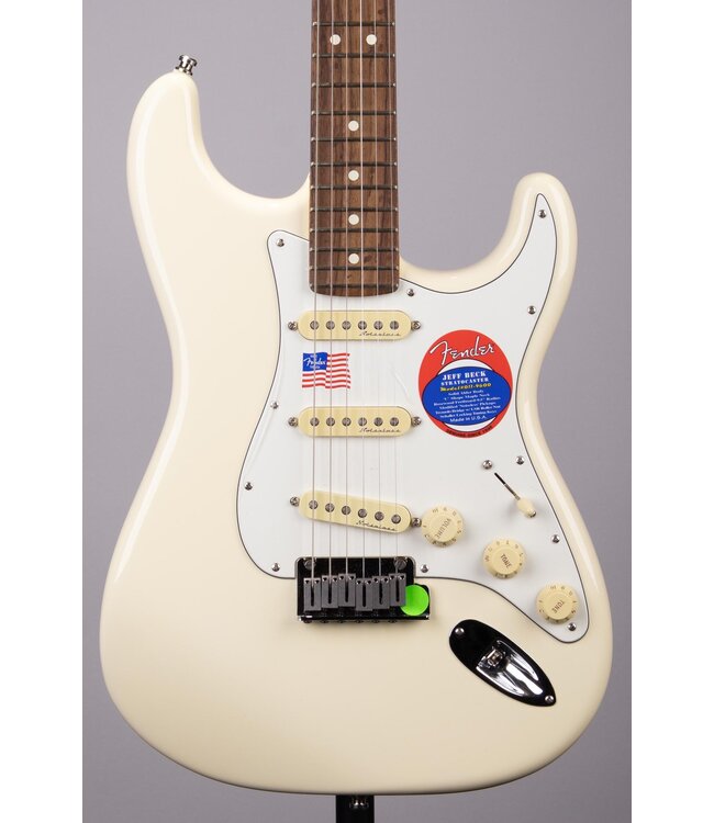 Jeff Beck Signature Stratocaster Olympic White Electric Guitar