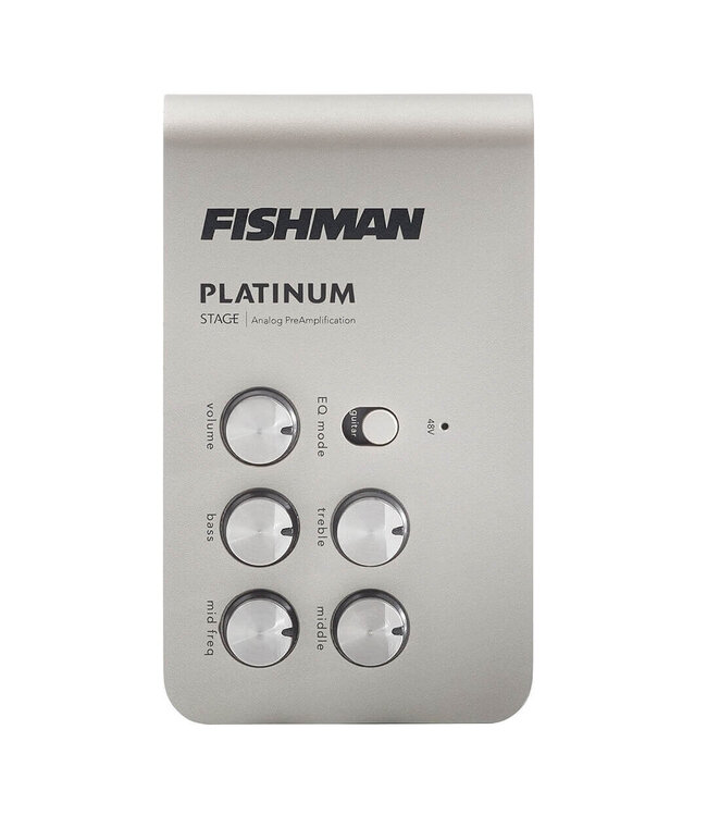 Fishman Platinum Stage EQ/DI Analog Preamp Pedal - All-Analog Acoustic Preamp & DI