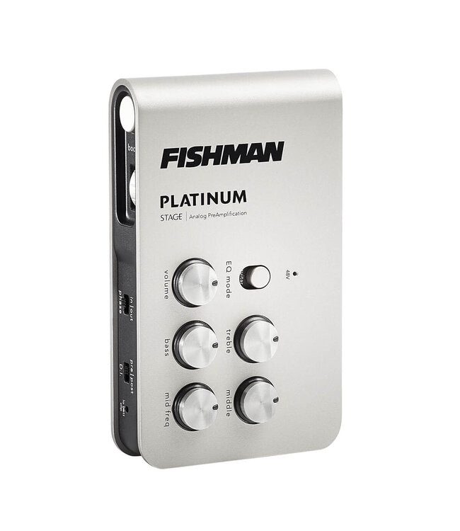 Fishman Platinum Stage EQ/DI Analog Preamp Pedal - All-Analog Acoustic Preamp & DI