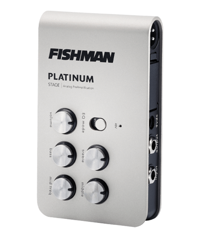 Fishman Platinum Stage EQ/DI Analog Preamp Pedal - All-Analog Acoustic Preamp & DI