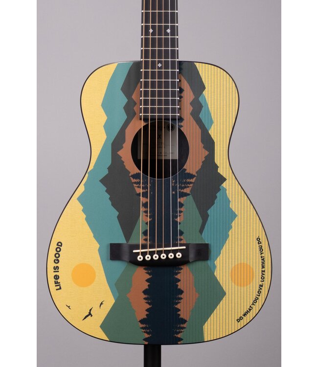 Martin LX1 Life is Good Acoustic Guitar - Spruce Top, Travel Size, Includes Case