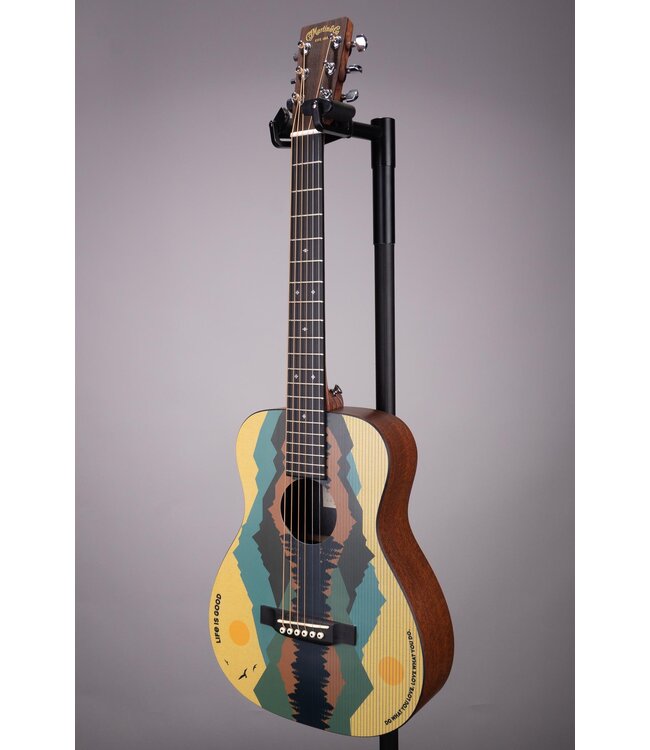 Martin LX1 Life is Good Acoustic Guitar - Spruce Top, Travel Size, Includes Case