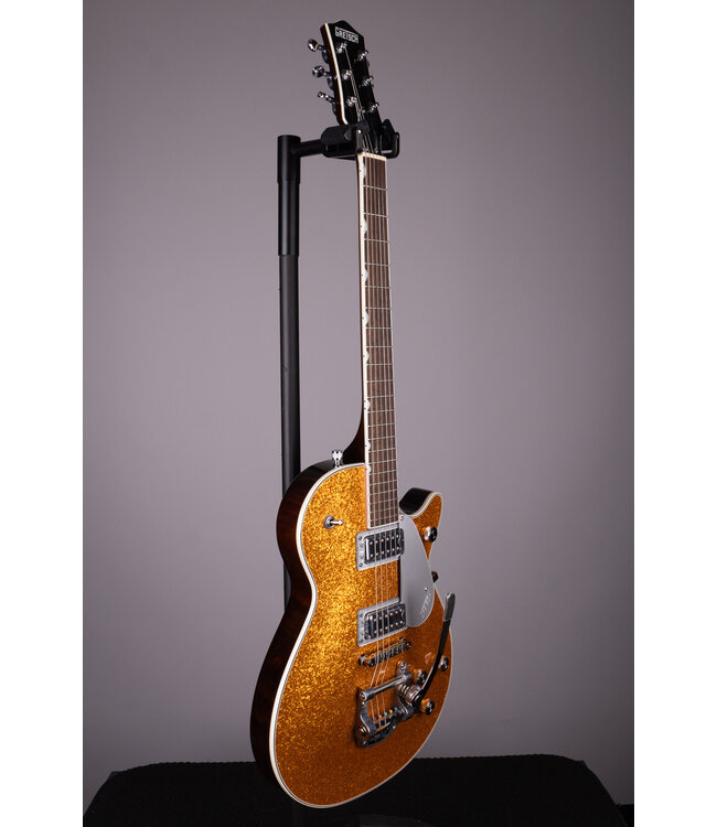 Gretsch G5230T Electromatic Sparkle Jet FT Single-Cut Bigsby - Gold Sparkle, Laurel FB