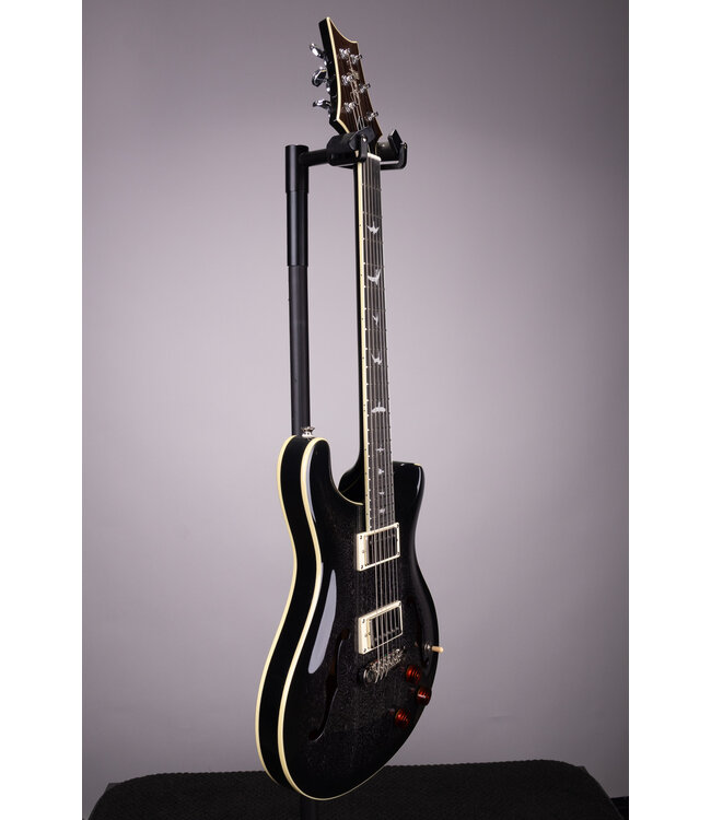 PRS SE Hollowbody Standard Piezo Dog Hair Smokeburst Electric Guitar with Hard Case