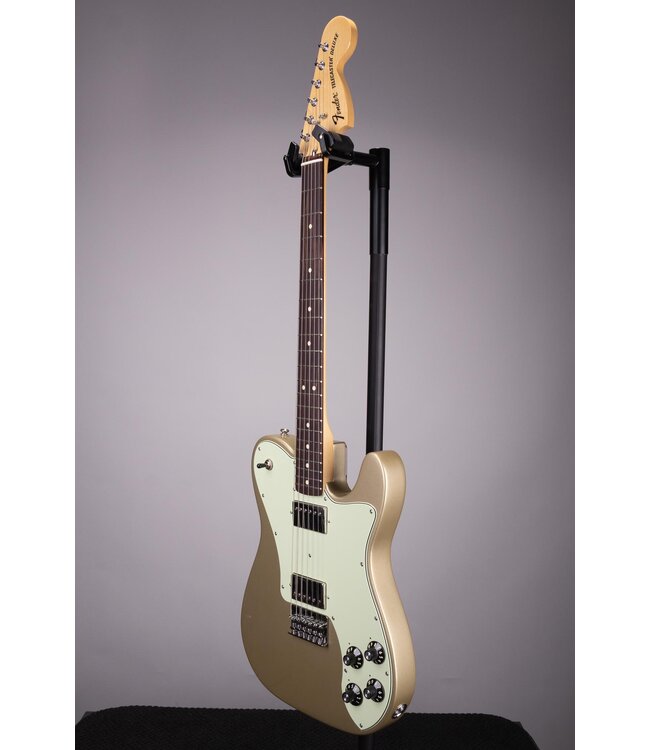 Fender Chris Shiflett Telecaster Deluxe Electric Guitar - Shoreline Gold With Case
