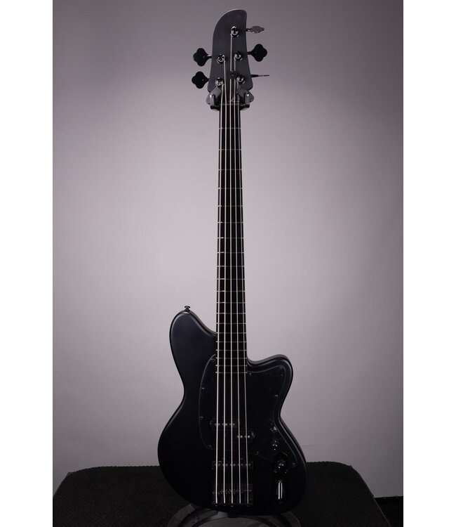 Ibanez Talman TMB425BBKF 5-string Bass Guitar - Black Flat