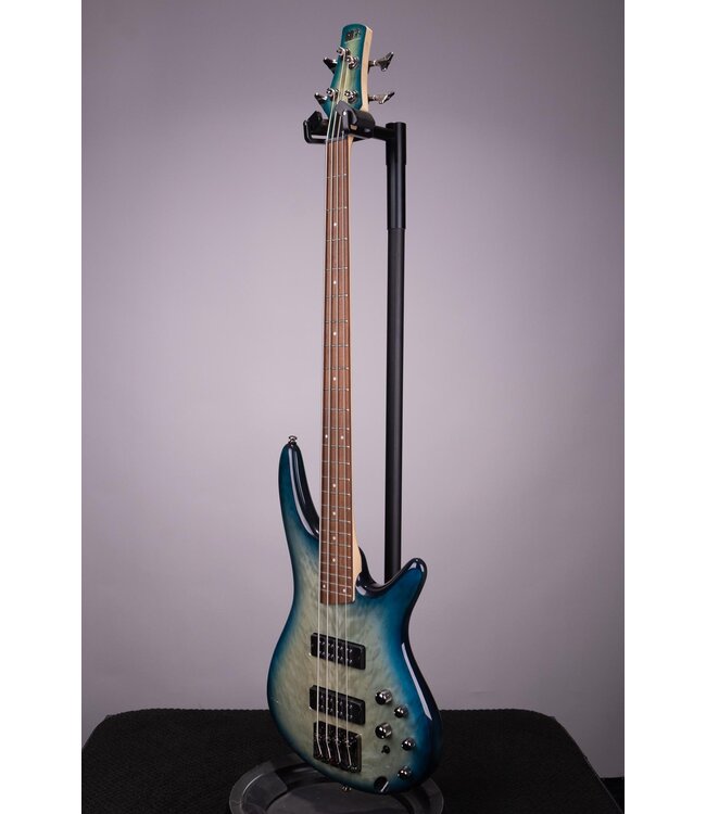 Ibanez SR400 4-String Bass Guitar - Stained Cosmic Blue Starburst